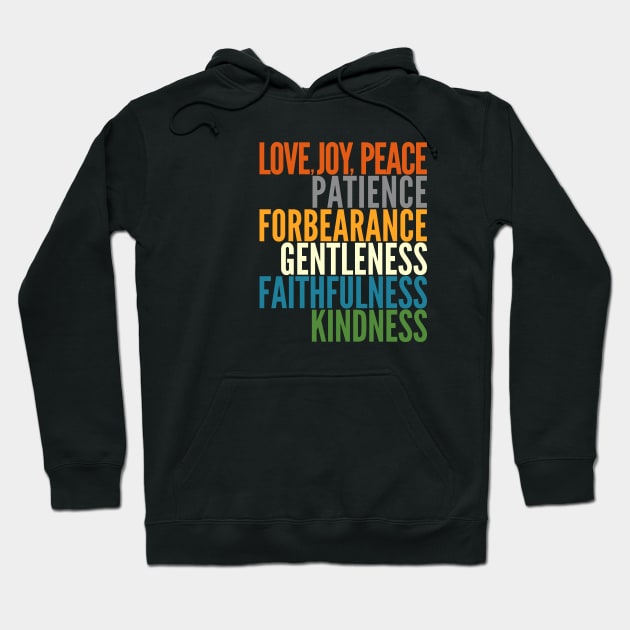 Love joy peace Hoodie by Christian ever life